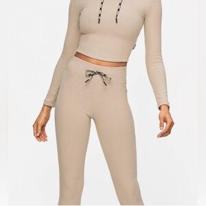 Stronger the label Cush cropped hoodie and Cush leggings set size small